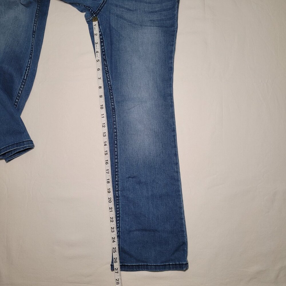 Cat & Jack Bootcut Jeans Medium Wash Mint Green Off-Shoulder Smocked Top Boho - Picture 7 of 16